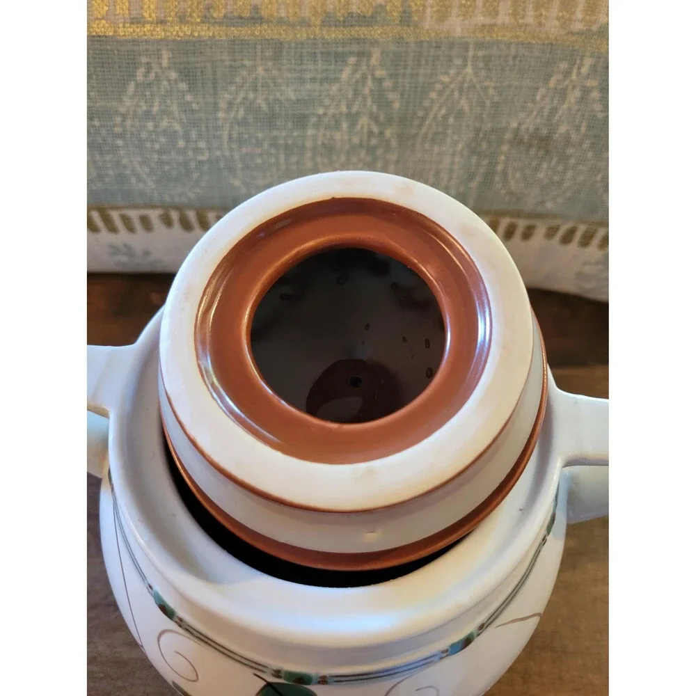 Pfaltzgraff “Mission Flower” Medium Ceramic Canister Cookie Jar 9”